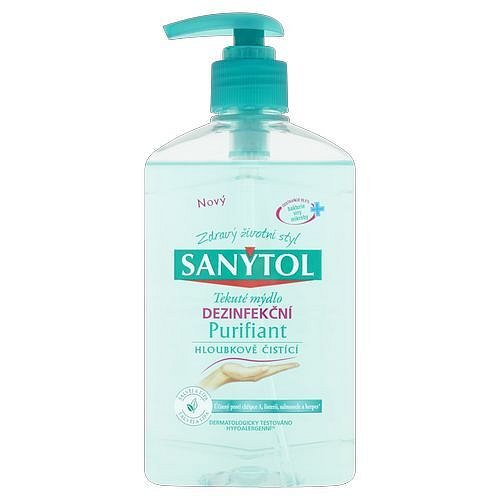 Sanytol Dezinfekční tekuté mýdlo hloubkově čisticí Purifiant  250 ml