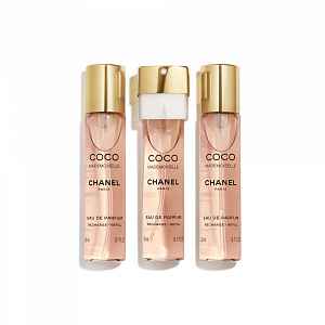 Chanel Coco Mademoiselle parfémovaná voda (3 x náplň) pro ženy 3x20 ml