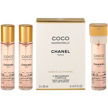 Chanel Coco Mademoiselle parfémovaná voda (3 x náplň) pro ženy 3x20 ml