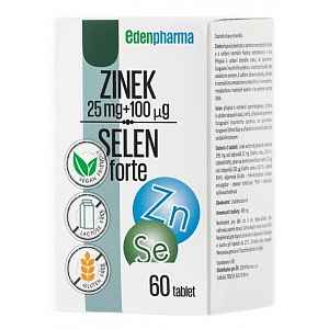 Edenpharma Zinek Selen forte cps.60