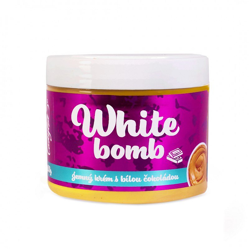 LadyLab White Bomb arašídový krém s bílou čokoládou 250g
