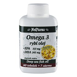 MedPharma Omega 3 rybí olej Forte tob.67