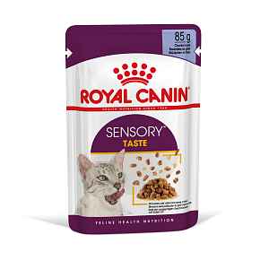 Royal Canin Sensory Taste - vlhké krmivo v želé pro dospělé kočky 12 x 85 g