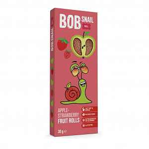 Šnek Bob jablečno-jahodové rolky 30g