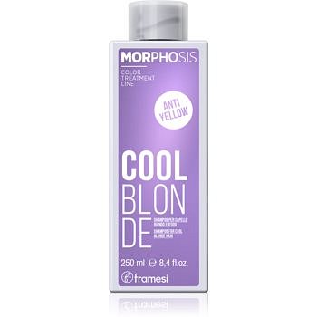 Framesi Morphosis Cool Blonde šampon neutralizující žluté tóny pro studené odstíny blond 250 ml