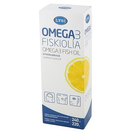 LYSI Omega 3 oil lemon 240ml