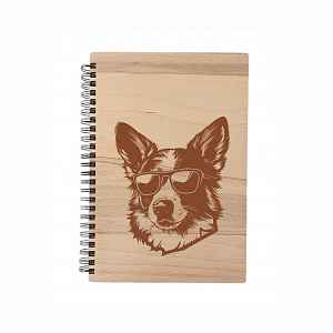 MA-NU Notýsek A5 brýle - bílý papír Corgi