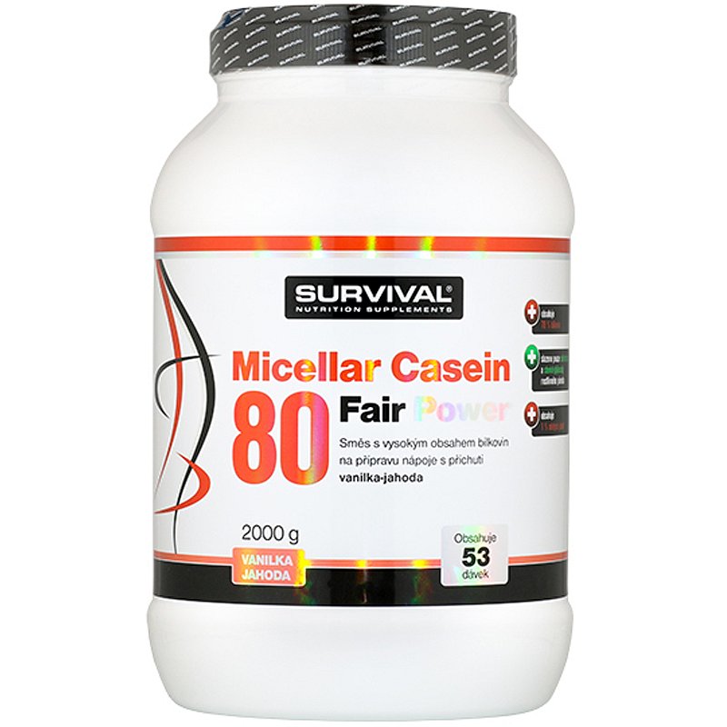 Micellar Casein 80 Fair Power vanilka-jahoda 2000g