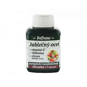 MedPharma Jablečný ocet+vlák.+vitamín C+chrom tablety 107