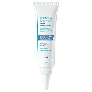 Ducray Krém proti černým tečkám Keracnyl Glycolic+ (Unclogging Cream) 30 ml