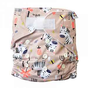 GaGa's pleny Látková plena AIO Zebra na suchý zip