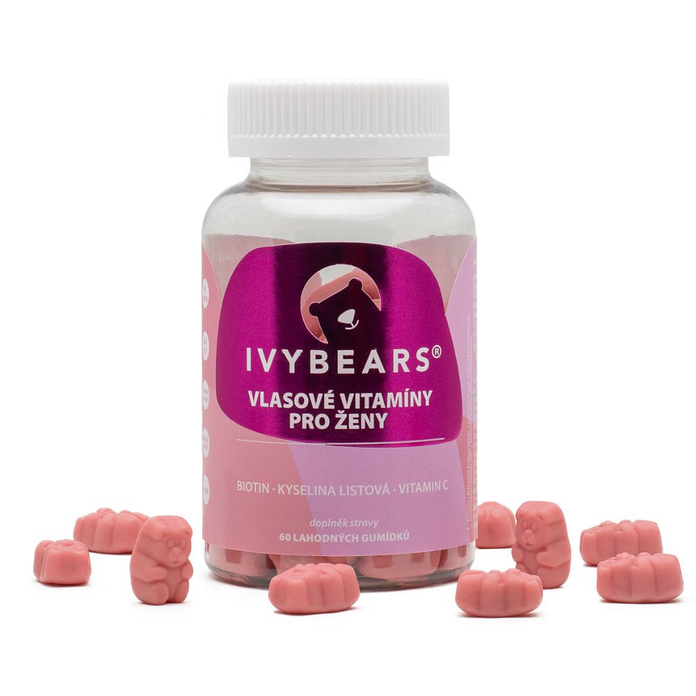 IVY Bears vlasové vitamíny pro ženy 60 kusů