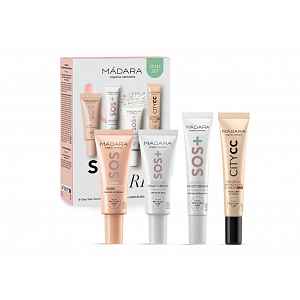 MÁDARA SOS Care Light 4kroková sada pro zklidnění pleti 4 ks