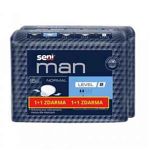 Seni Man Normal inkon.vložky Level 2 1+1 2x15ks
