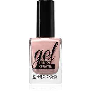 bellaoggi Gel Effect Keratin Nail Polish lak na nehty odstín Pearl Rose 10 ml
