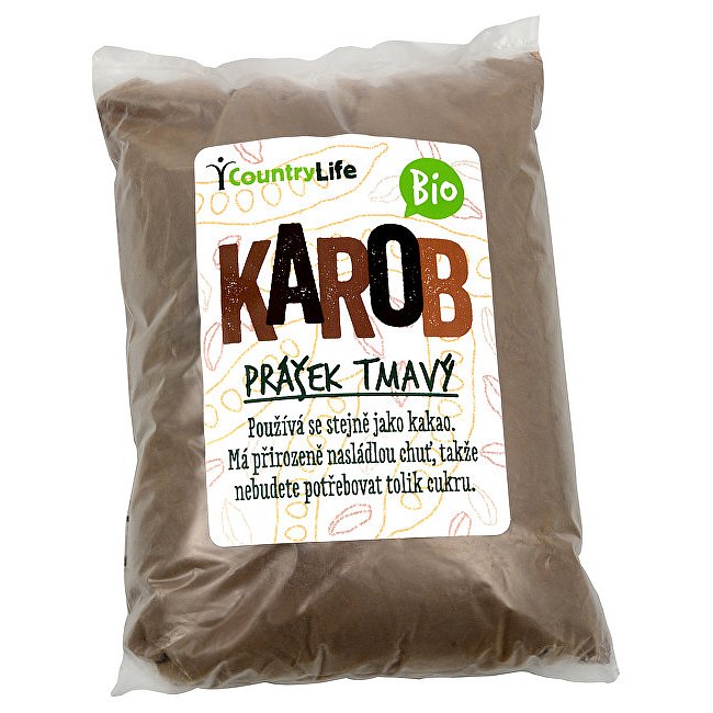 BIO Karobový prášek tmavý 500 g