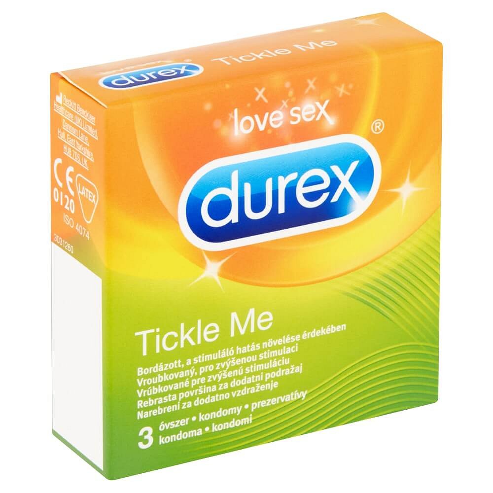 DUREX Tickle Me Prezervativ 3 kusy