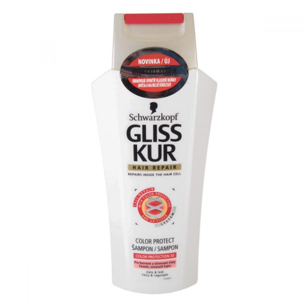 GLISS KUR Regenerační šampon Color protect 30 250ml