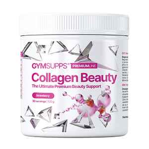 Gymsupps Akce 1+1 Collagen Beauty 120g - jahoda