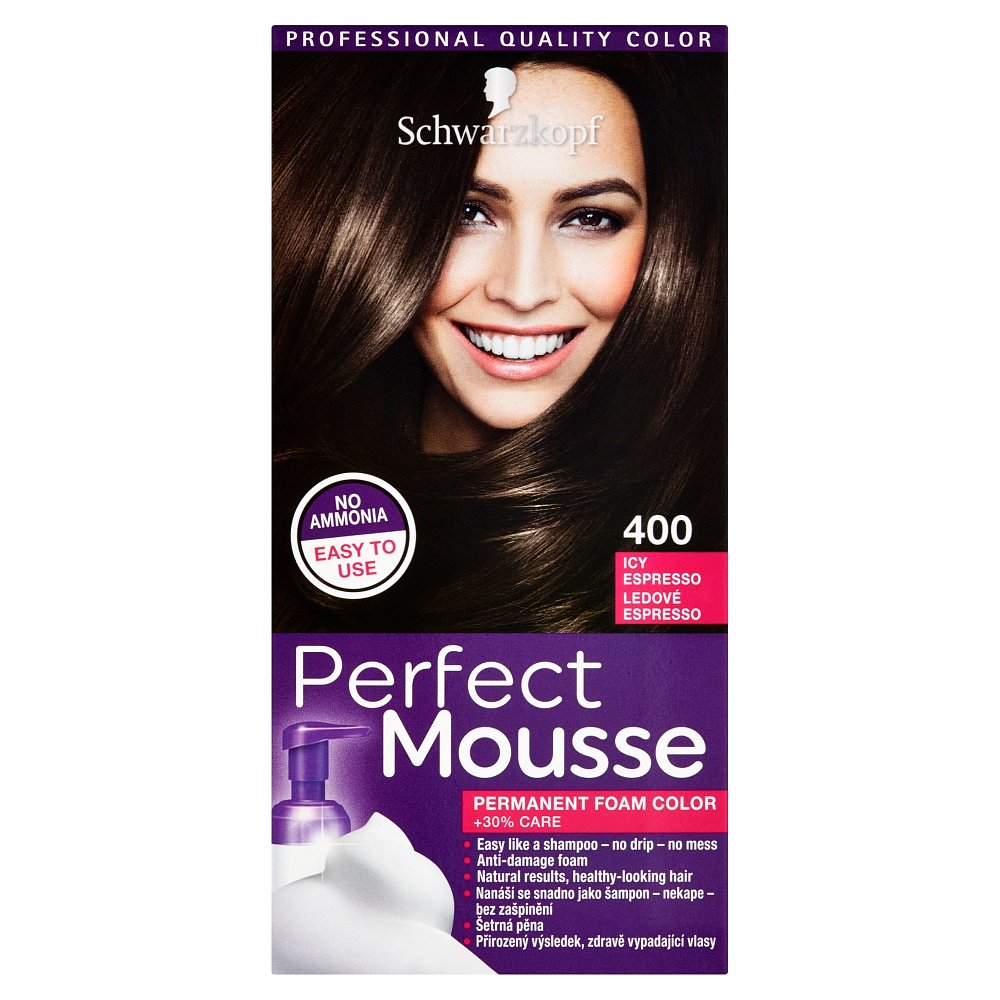 SCHWARZKOPF Perfect Mousse 400 tmavě hnědý