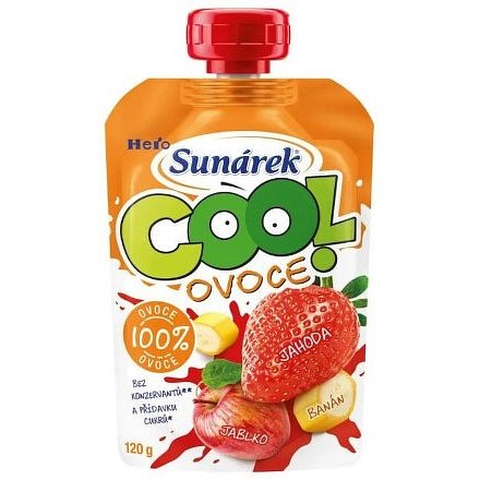 Sunárek Cool ovoce jahoda banán jablko 120 g