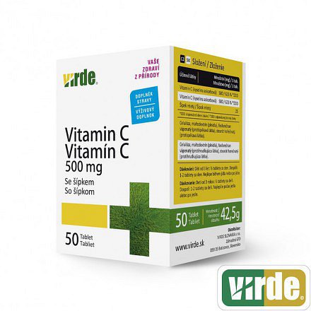 Vitamin C 500 mg se šípkem tbl.50