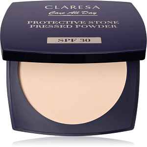 Claresa Care All Day Protective Stone Pressed Powder fixační pudr SPF 30 10 g