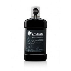 ECODENTA Ústní voda bělící s černým uhlím 500 ml