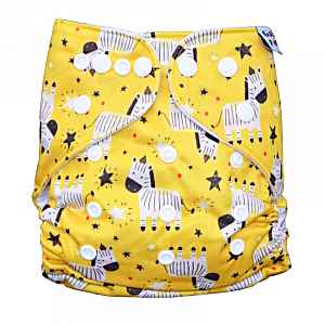 GaGa's pleny Látková plena AIO Žlutá zebra