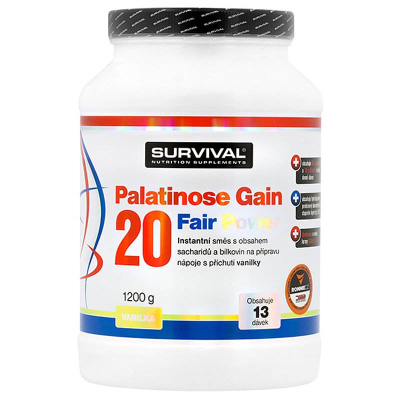 Palatinose Gain 20 Fair Power vanilka 1200g