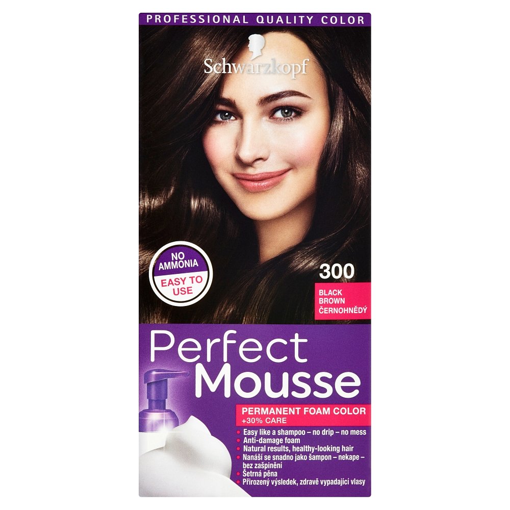 SCHWARZKOPF Perfect Mousse 300 černohnědý