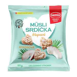 SEMIX Müsli srdíčka křupavá kokosová 50 g