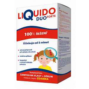 LiQuido DUO FORTE šampon na vši 200ml+sérum