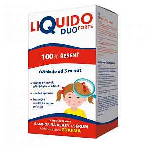 LiQuido DUO FORTE šampon na vši 200ml+sérum