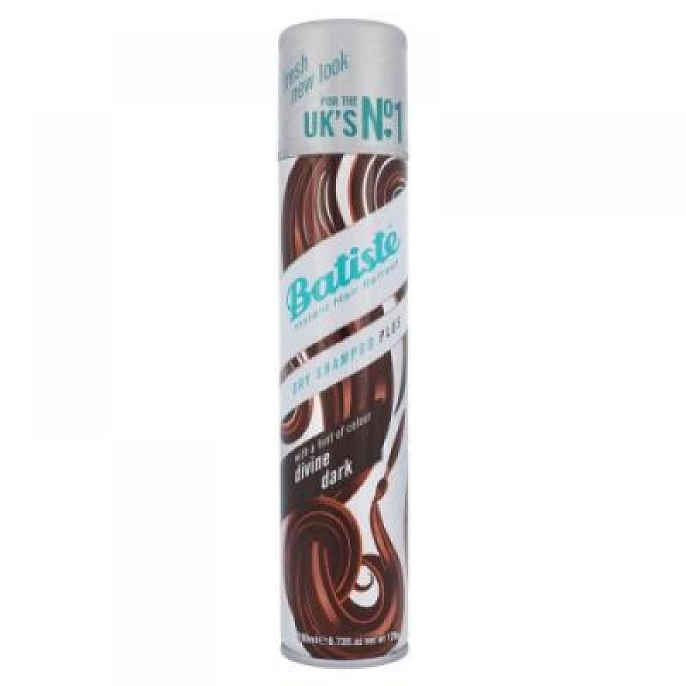 BATISTE Divine Dark suchý šampon na poškozené a barvené vlasy 200 ml