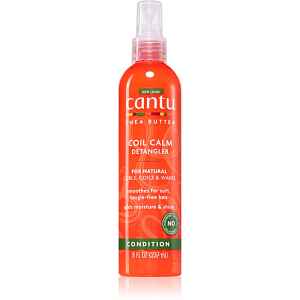 CANTU Shea Butter Detangler sprej pro snadné rozčesání vlasů pro vlnité a kudrnaté vlasy 237 ml