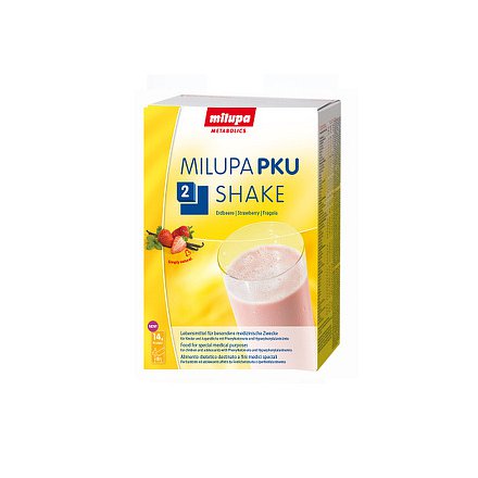 Milupa PKU 2 Shake jahoda perorální prášek roztok 10 x 50 g