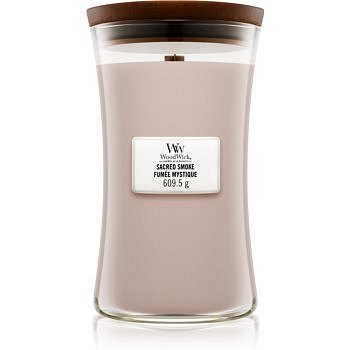 Woodwick Sacred Smoke vonná svíčka s dřevěným knotem 609,5 g