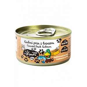Lyopro Mňau Konz. Kachní Prsa S Lososem 85g