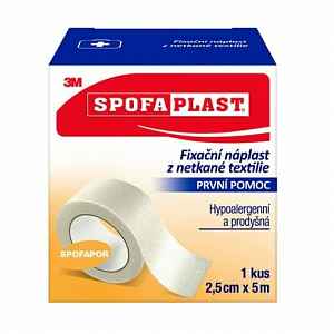 Spofaplast 3M 732 Fixační náplast z netkané textilie