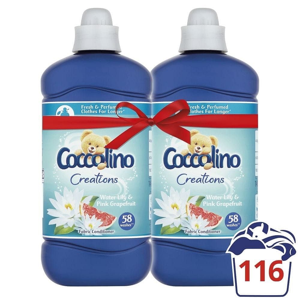 Coccolino Crations aviváž Water Lily & Pink Grapefruit 2x1,45l