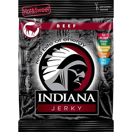 Indiana Jerky Hovězí Hot&Sweet 25g