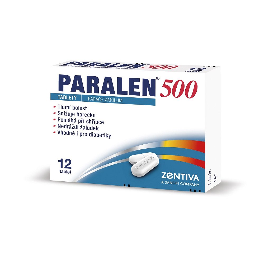 Paralen 500 tablety 12 ks