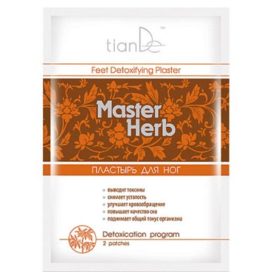 TianDe Detoxikační náplast na nohy Master Herb 2ks