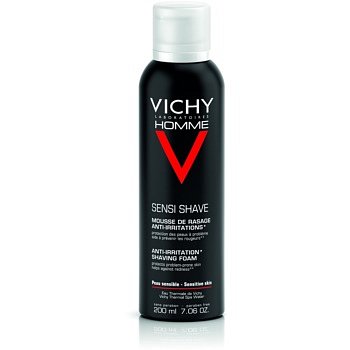 Vichy Homme Anti-Irritation pěna na holení pro citlivou a podrážděnou pleť  200 ml