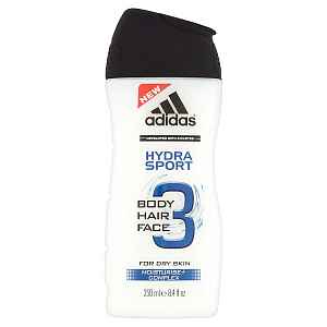 Adidas Hydra Sport Shower Gel - Hydratační sprchový gel pro muže 3v1  250 ml
