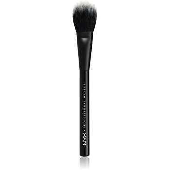 NYX Professional Makeup Pro Dual Fiber Powder Brush  štětec na tvářenku, konturování a rozjasňovač