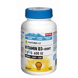 Swiss NatureVia Vitamin D3-Efekt Kids tbl.60