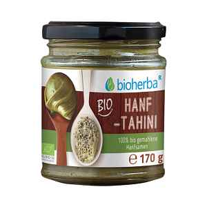 100% bio konopné tahini – 170 g – Bioherba