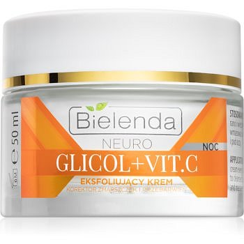 Bielenda Neuro Glicol + Vit. C noční krém s peelingovým efektem  50 ml